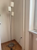 Stehlampe 3-armig Metall, guter Zustand