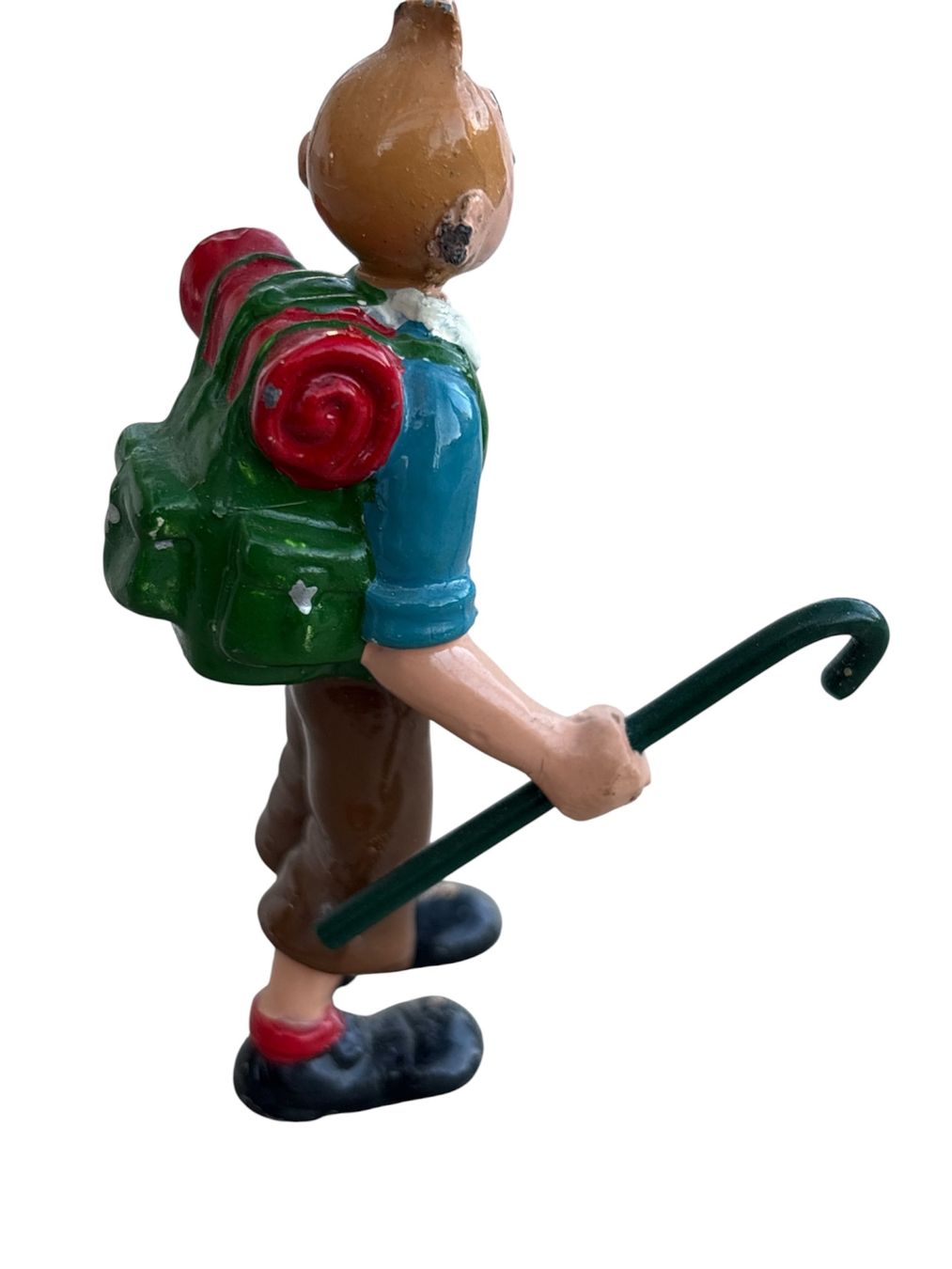 Statuette: Tim & Struppi - Tintin - Bleifigur ca. 5 cm - Wanderer – Usato da Pratteln venduto da Dollshop 3