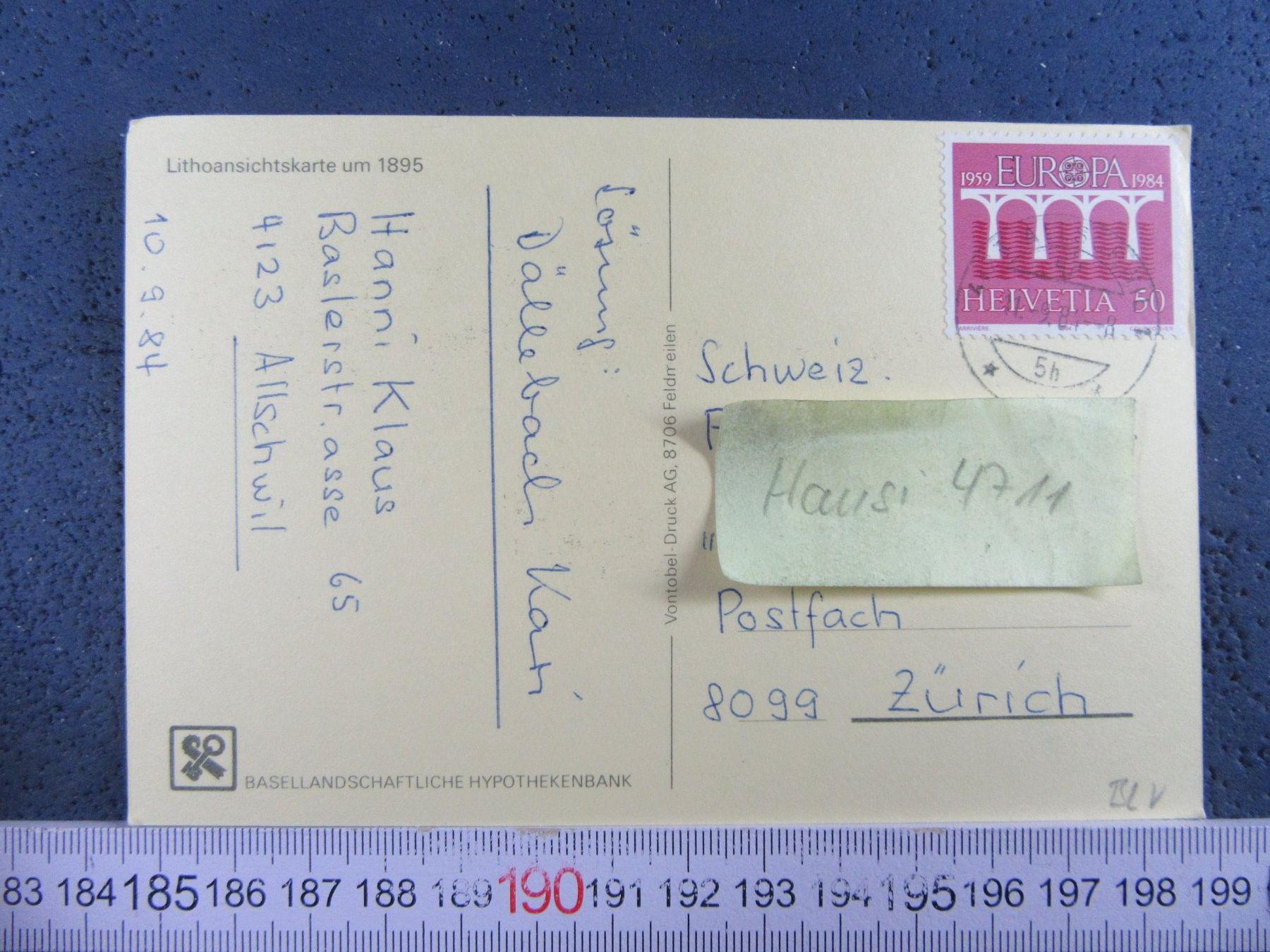 Cartoline postali: ARLESHEIM 4BILD-LITHO REPRO – Usato da Ettingen venduto da Hausi4711 1