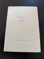 Michael Stettler: Von Masstab und Tradition, 1959 Top!