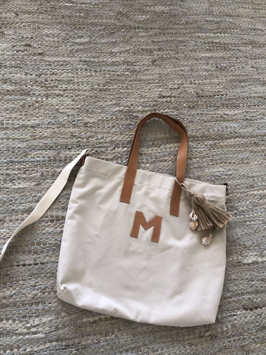 Borse da donna: Tasche mit "M", Griffen aus echtem Leder. Neu!! – Nuovo (secondo la descrizione) da Dübendorf venduto da mar_s66c 4
