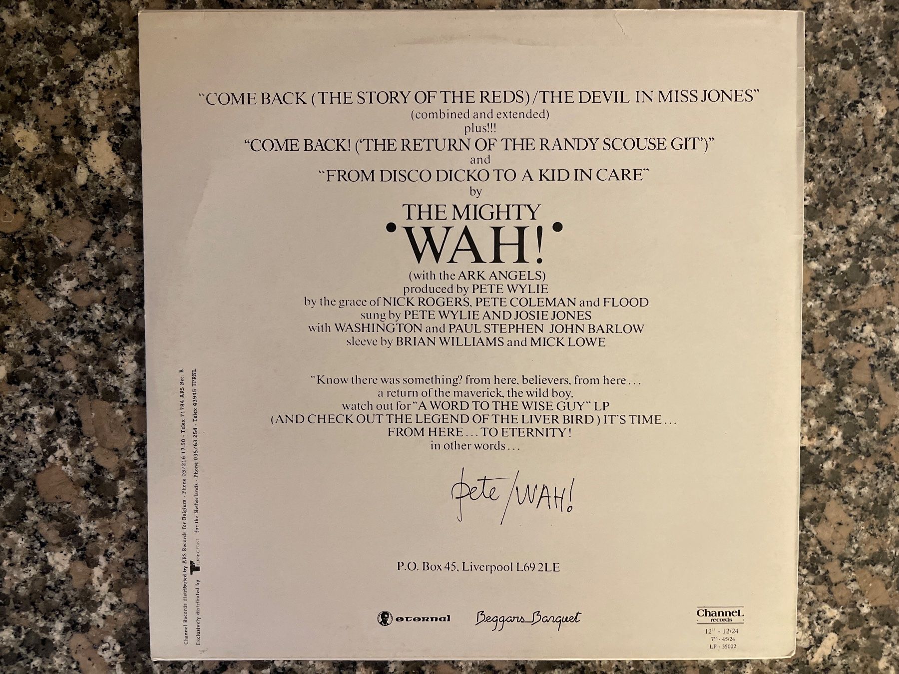 Schallplatten: S1585/The Mighty Wah! Come Back – Gebraucht aus Frutigen von Philippe_jsp 1