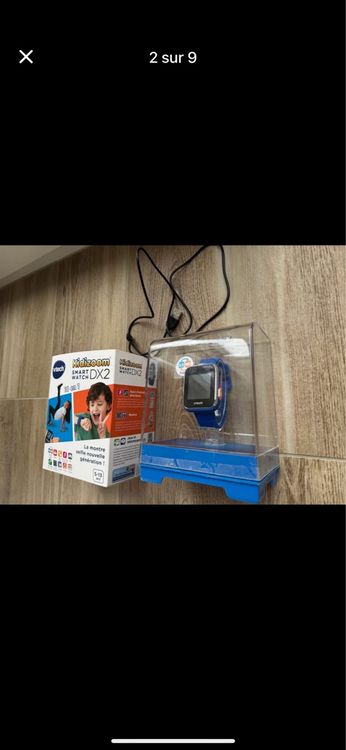 Vtech Smartwatch: Montre connectée enfant Vtech Kidizoom DX2 bleue – D'occasion à Martigny par gigikro