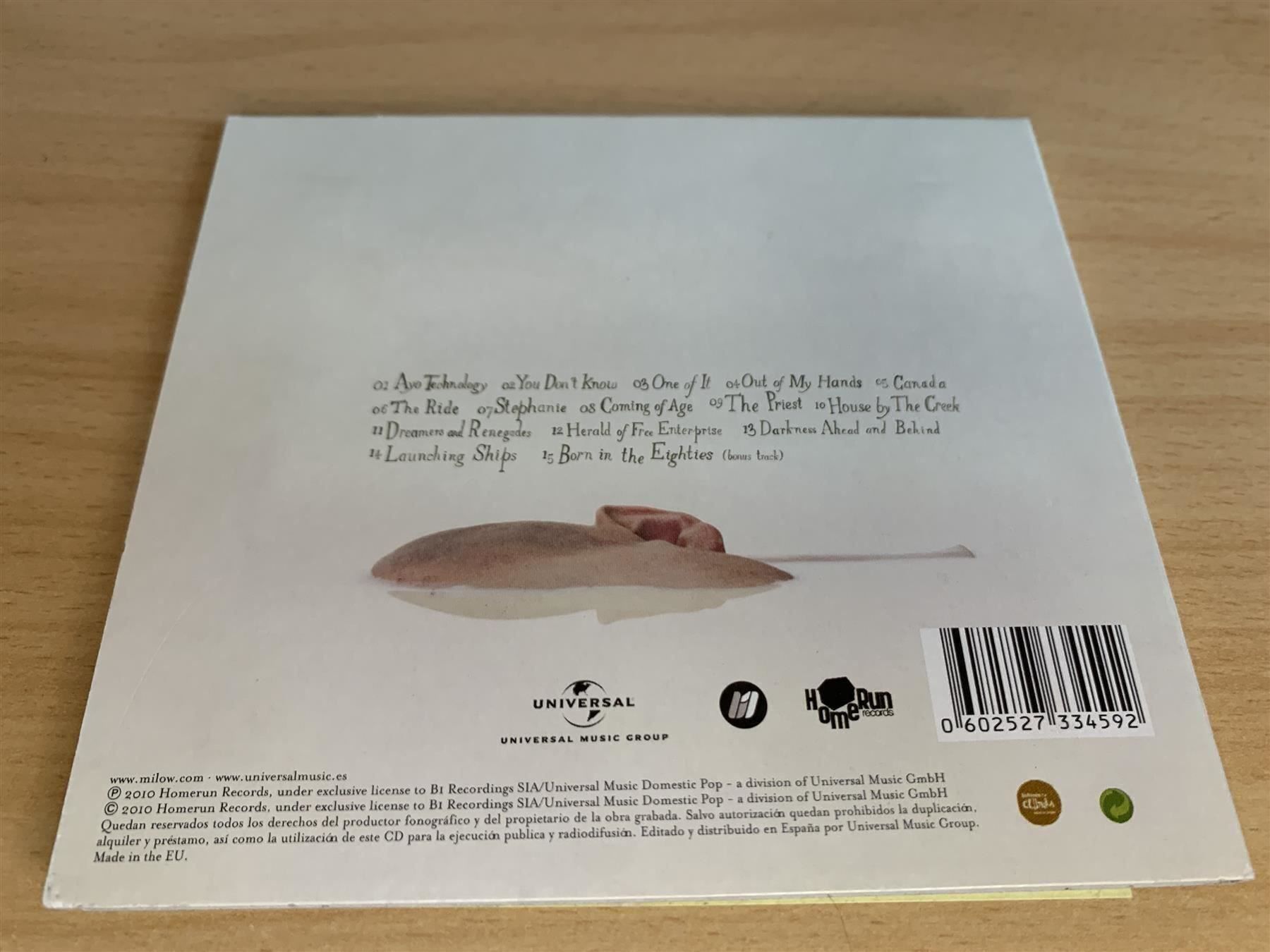 CD: Milow – Milow – Usato da Rikon im Tösstal venduto da Alpenmutz 1