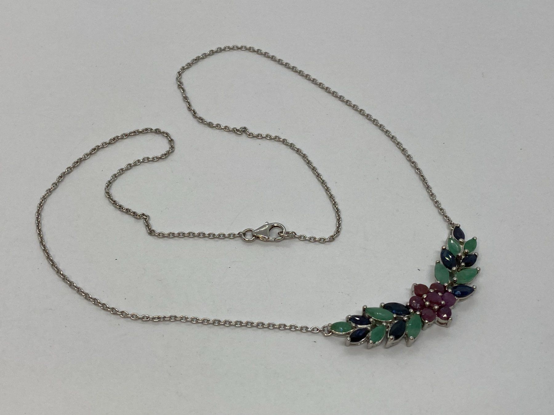 Colliers: Collier Multi-Color 925 Silber /i525 – D'occasion à Bern par JMsoehne1987