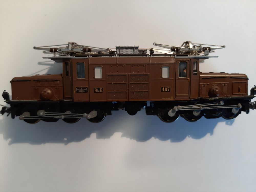Bemo Modelleisenbahnen: Bemo 1255 137 RhB Ge 6/6 I 407 digitalisiert – Gebraucht aus Thun von Schwarzsee48 1