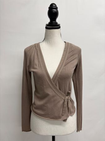 Kookai Wickel Cardigan Gr. XS beige Viskose
