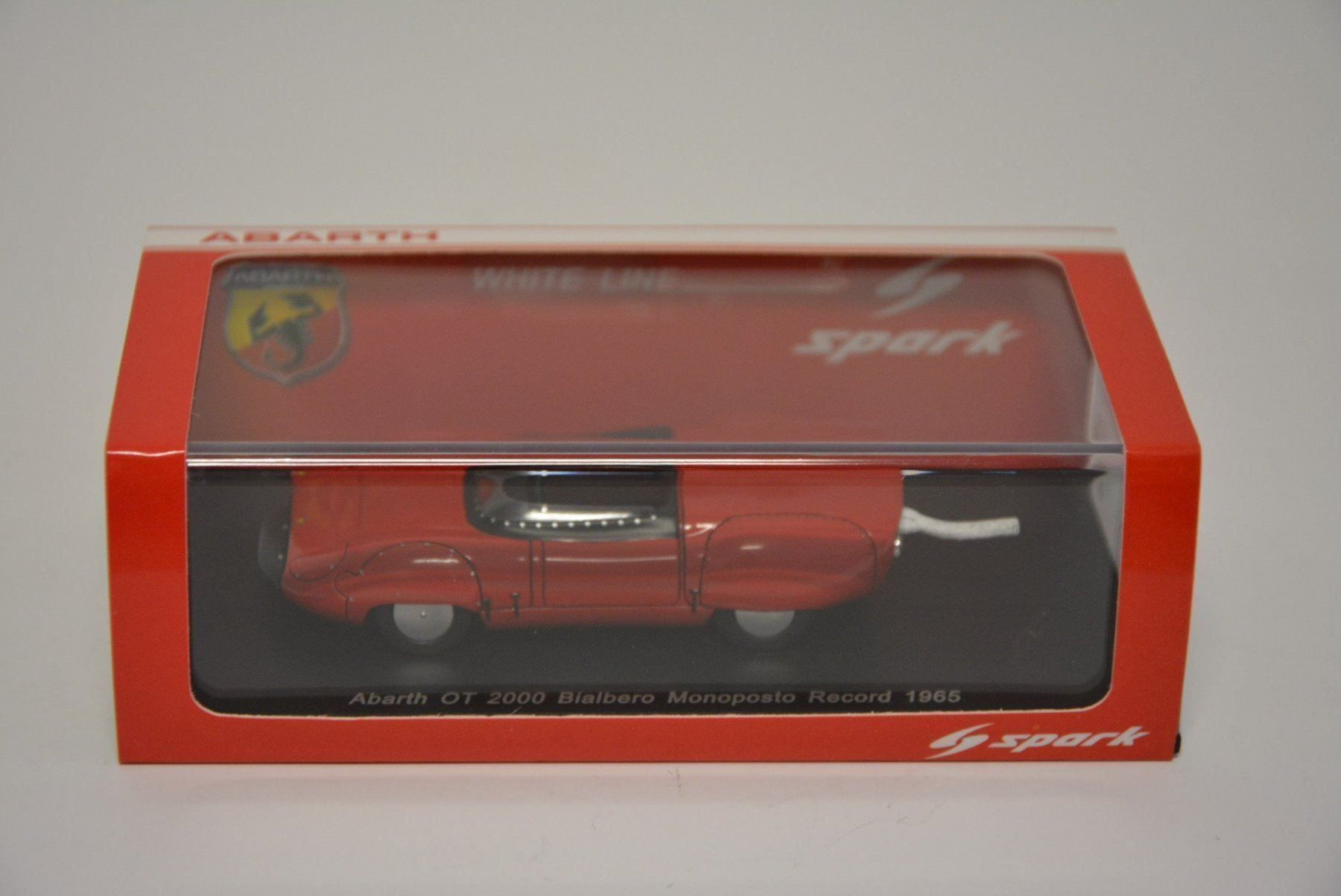 Abarth Modellini d'auto: Abarth OT 2000 Bialbero Record 1965 1:43 – Nuovo e nell'imballaggio originale da Goldach venduto da Feivel9