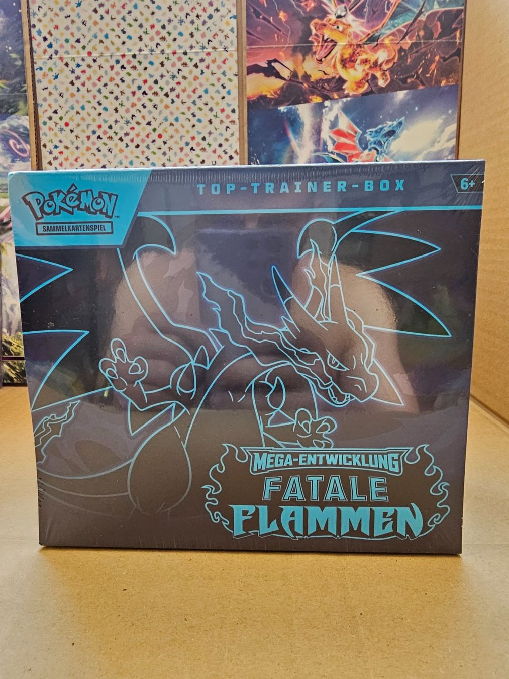 Pokémon Carte collezionabili: Fatale Flammen Top-Trainer-Box – Nuovo e nell'imballaggio originale da Eglisau venduto da Gino_Gino