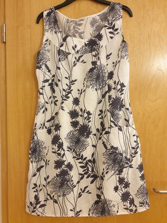 Robe d'été, L, sans manches, 100% lin, très bon état 
