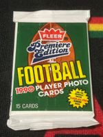 🔥🏈 1990 FLEER PREMIERE EDITION FOOTBALL – Sealed Pack