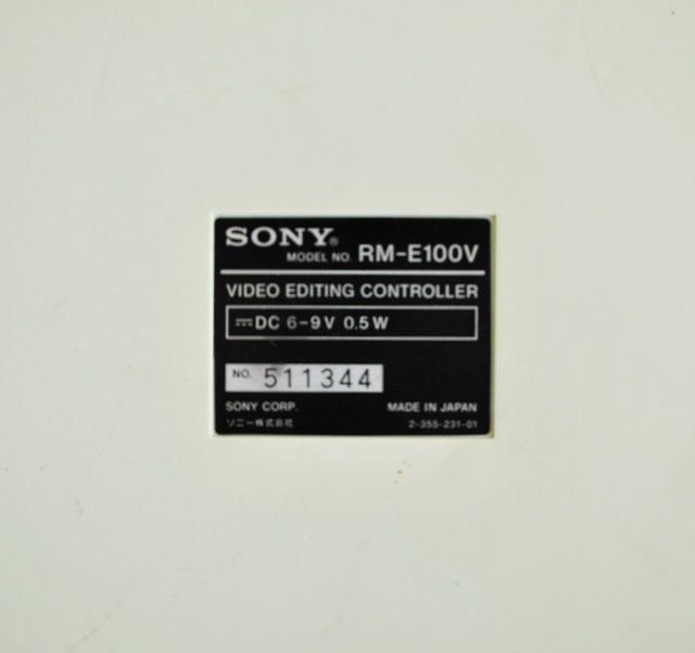 Sony Télécommandes: VIDEO EDITOR CONTROLLER SONY RM-E100V – D'occasion à Dietikon par Ilsru 3