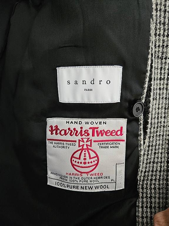 Cappotti: Wollmantel Sandro Harris Tweed – Usato da Basel venduto da nav_h662 2