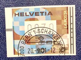  Automatenmarken GESTEMPELT 2001  