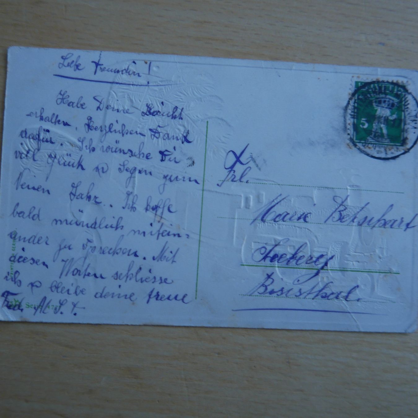 Cartes: Neujahrskarte – D'occasion à Rotkreuz par nigal 1