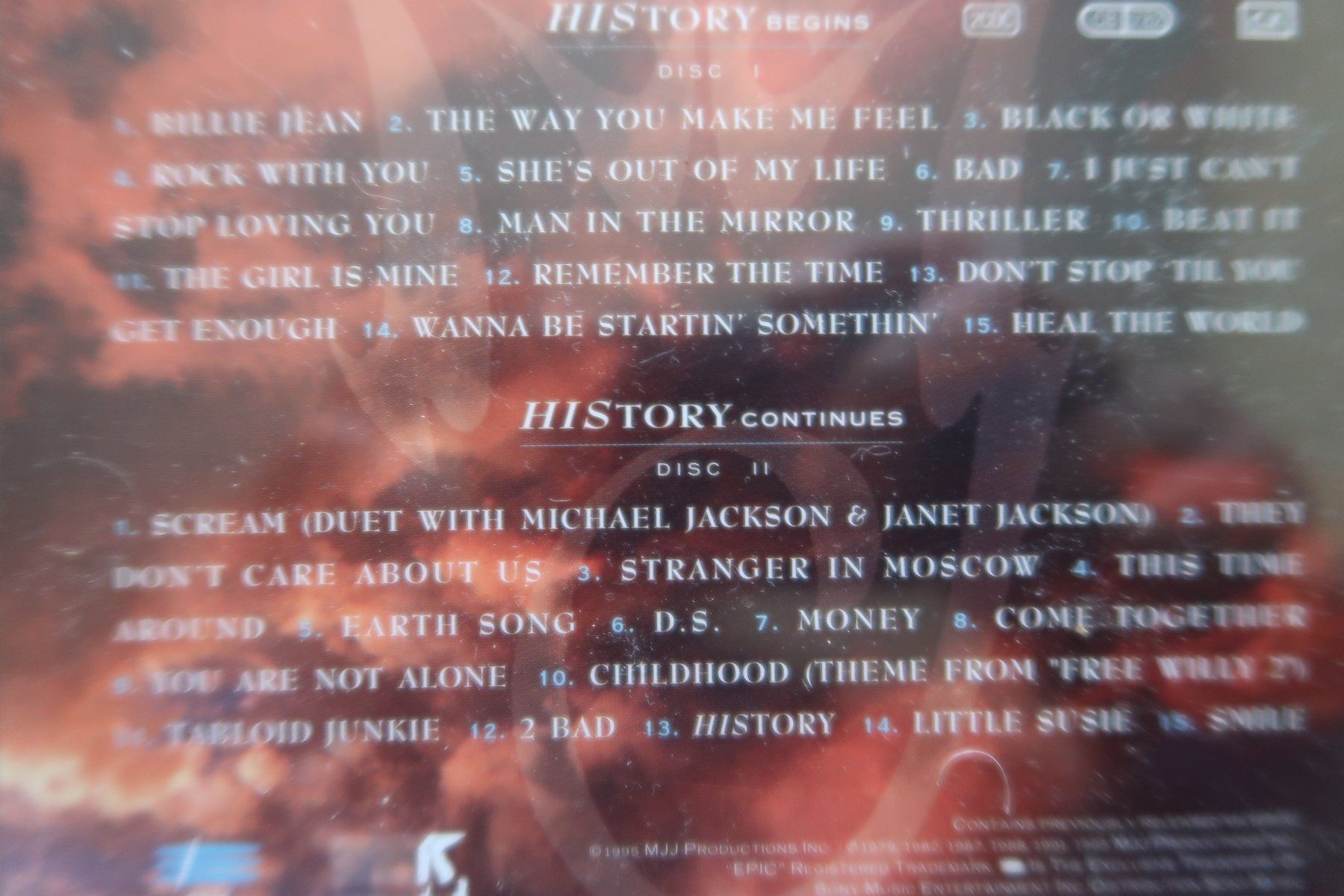 CD: MICHAEL JACKSON - HISTORY PAST, PRESENT AND FUTURE - 2x CD – Usato da Basel venduto da Patiscat 3