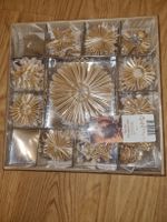 Stroh Ornamente Set neu