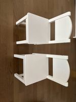 2 White Childrens Stool