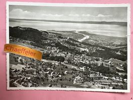 1962 Fliegeraufnahme, Blick auf Walzenhausen, Altenrhein und
