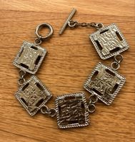 Vintage Armband, brutalistisch, 1970er, 21.5cm