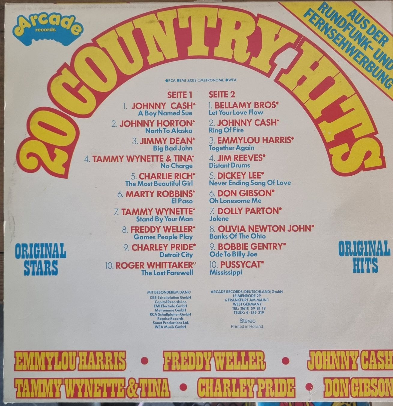 Schallplatten: 20 Country Hits – Gebraucht aus Döttingen von Mrjoe 1