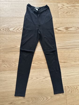 Schwarze Umstandsleggings von H&M Mama, Grösse S