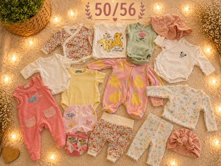 Süsses Babykleider-Set, Grösse 50/56 Top Zustand