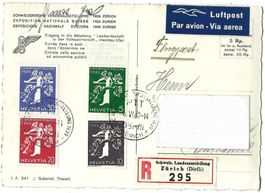 FDA Satz SCHWEIZ LANDESAUSSTELLUNG, Eingg. Abt. Landwirtsch.
