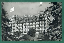 Ouchy - Lausanne, Beau-Rivage-Palace, 1957, gelaufen