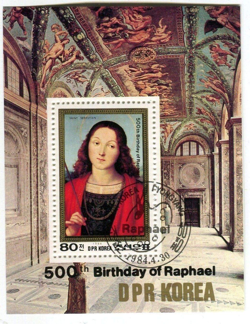 Tous les timbres: Block "Malerei. Raffael". Korea – Neuf avec emballage d'origine à Basel par Butsch5