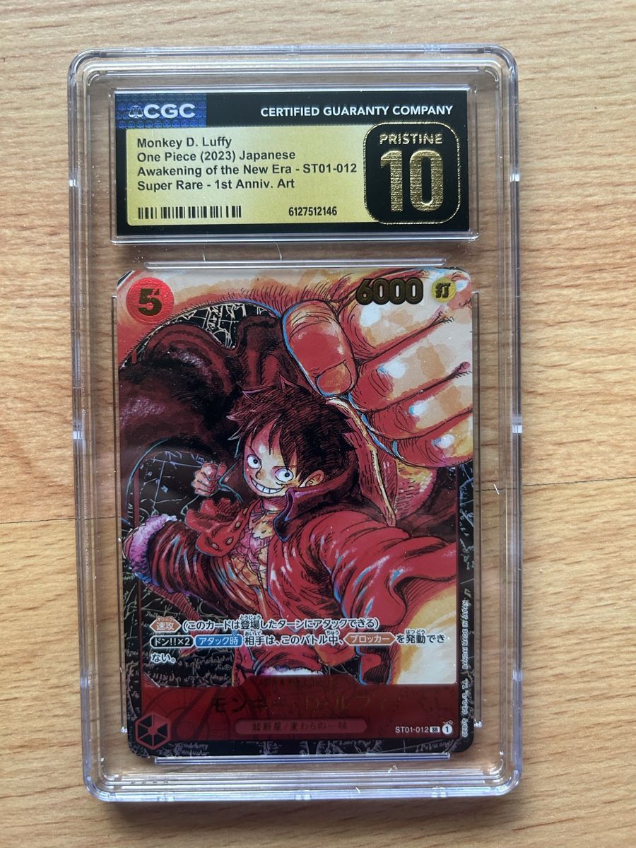 Bandai Carte collezionabili: One Piece Luffy OP05 CGC 10 Pristine JP – Nuovo (secondo la descrizione) da Schötz venduto da lor_z95g