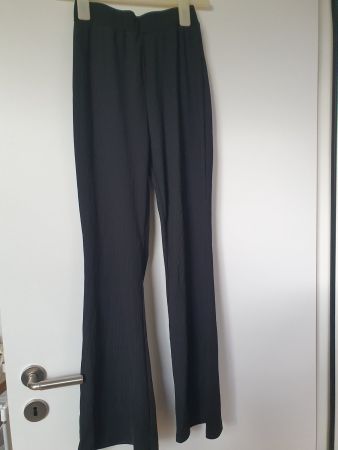 Schwarze Stoffhose, Grösse S