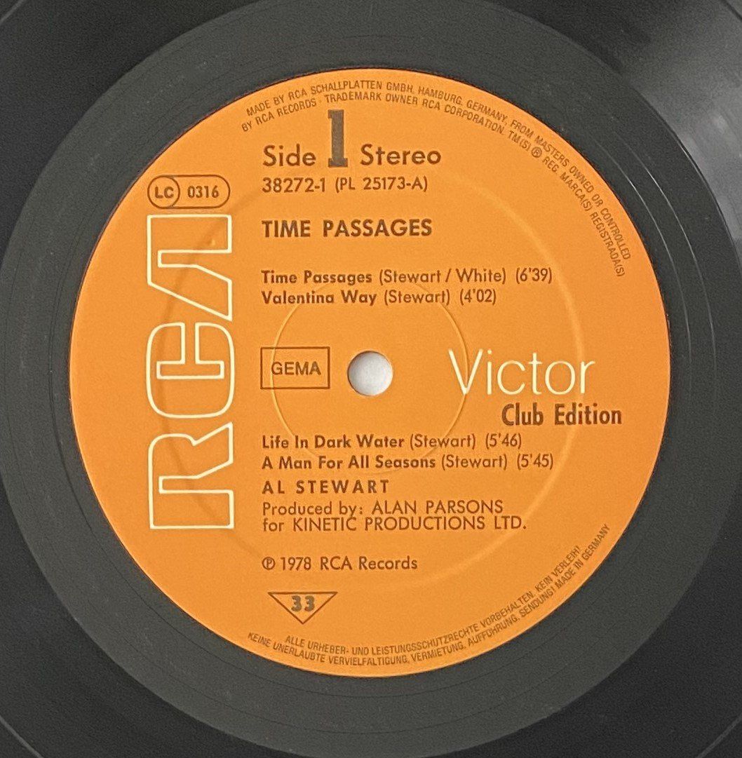 Dischi in vinile: Al Stewart, Time Passages – Usato da Flums venduto da Empe1 3