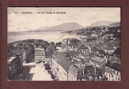 NEUCHÂTEL - L'Evole et Serrières - 1911 // pli d'angle //