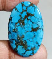 Cabochon L-8606 – Magnesit Türkis gefärbt 37X23X3mm 25 Karat