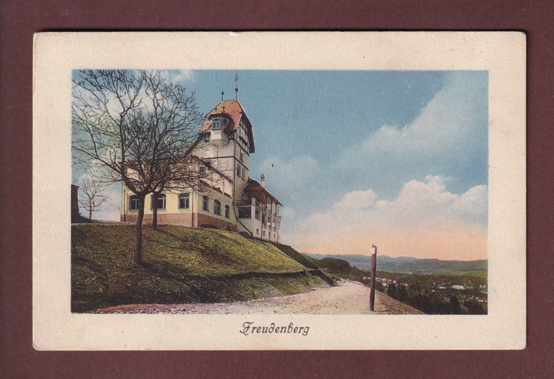 Cartoline postali: ST. GALLEN - Freudenberg - 1924 – Usato da Pully venduto da nicecards