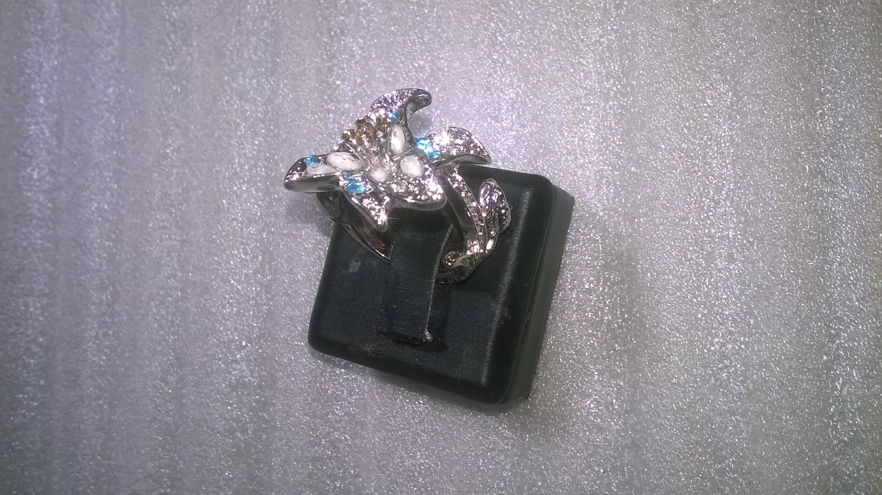 Anelli: RING MODESCHMUCK,,,MIT ECHT KRISTALL,,,GLANZIG – Nuovo (secondo la descrizione) da Basel venduto da bijoutrie_4 4