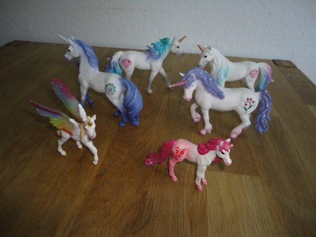 Schleich Jouets: SCHLEICH  6 X EINHÖRNER – D'occasion à Teufen AR par Donschabl 1