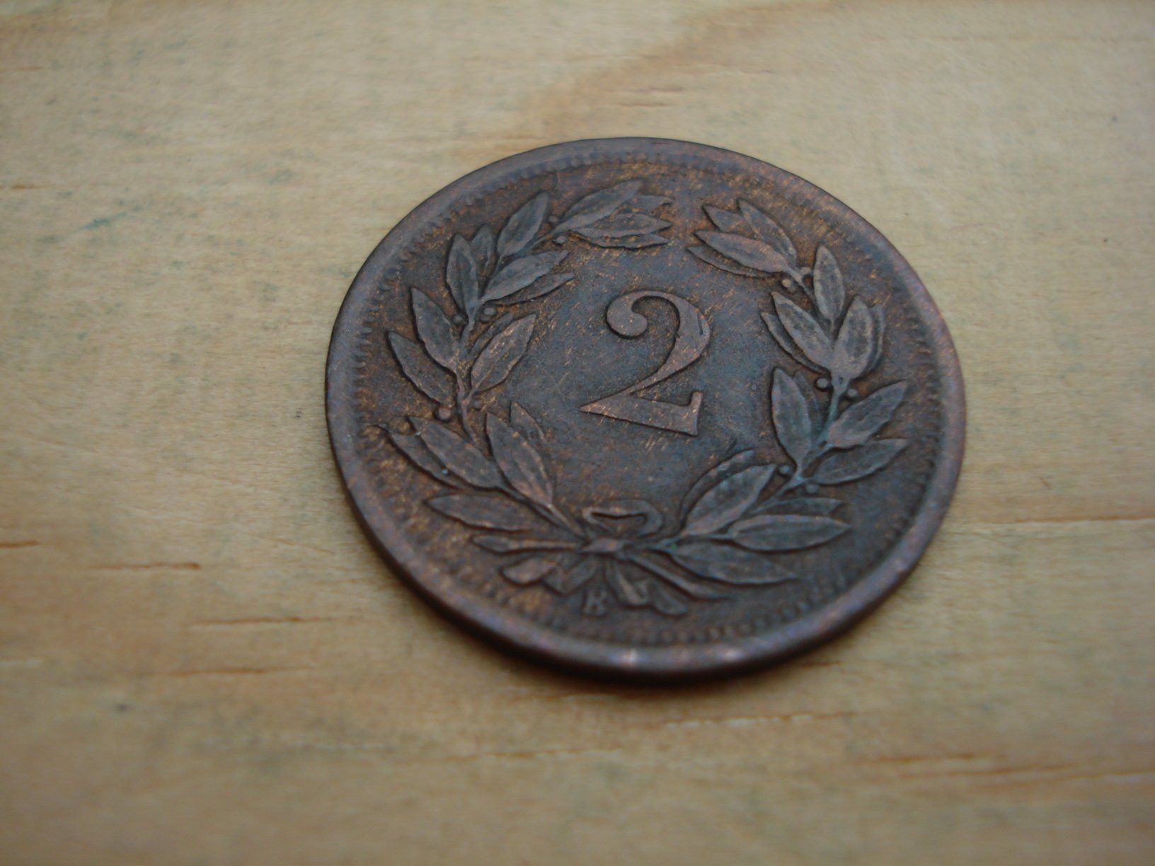 Toutes les monnaies: (D1) Départ 1 CHF 2 Rappen 1883 – D'occasion à Erlach par Net-Coins 1