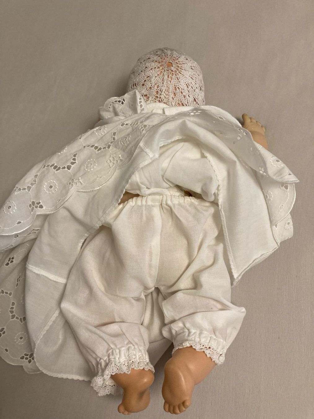 Puppen: Nostalgische antike Puppe mit Stoffkörper und Kleid, alt – Gebraucht aus Berneck von Ordnung2021 7