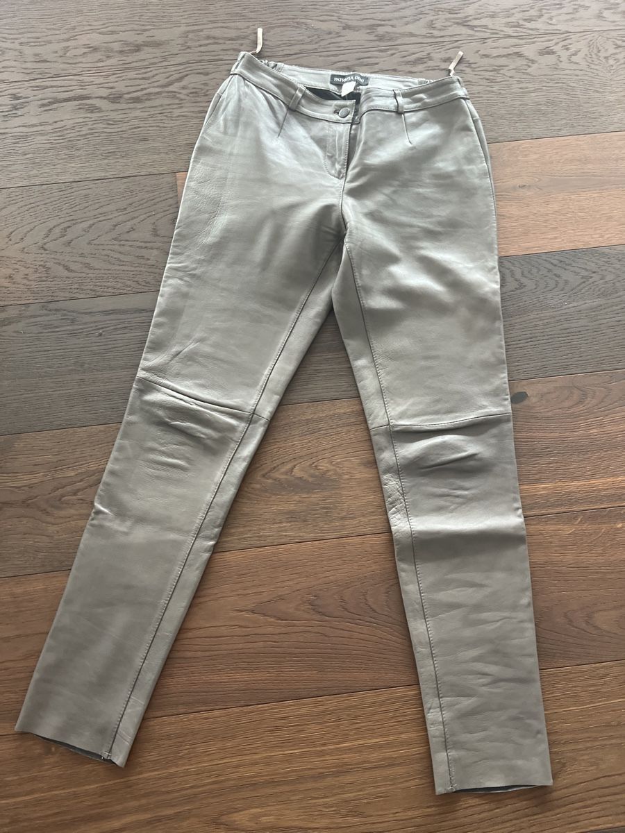Hosen: Lederhose beige Gr. 38 Patrizia Dini – Gebraucht aus Diepoldsau von Soleil0425