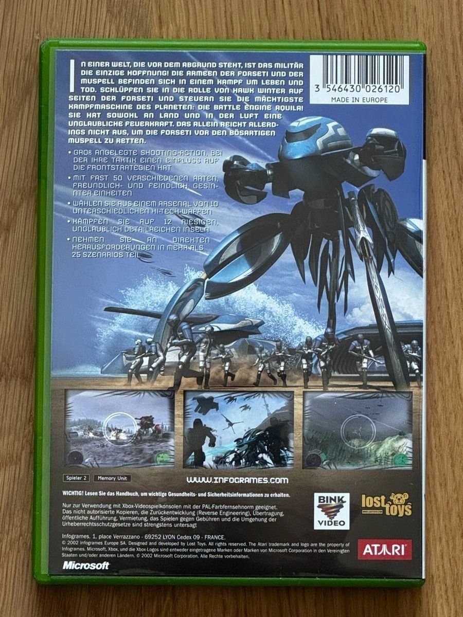 Giochi: Battle Engine Aquila - CIB - Xbox – Usato da Uster venduto da GamesAndStuff 1