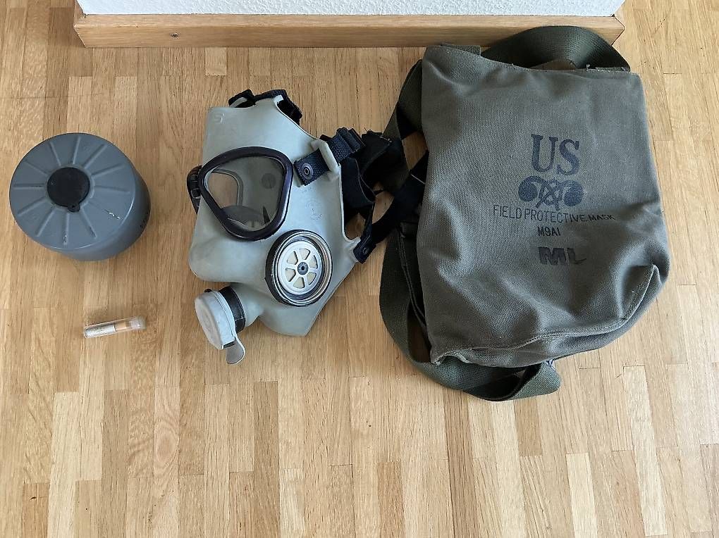 Sonstige Antiquitäten & Kunst: US M9A1 Gasmaske / Schutzmaske – Gebraucht aus Allschwil von Xupper