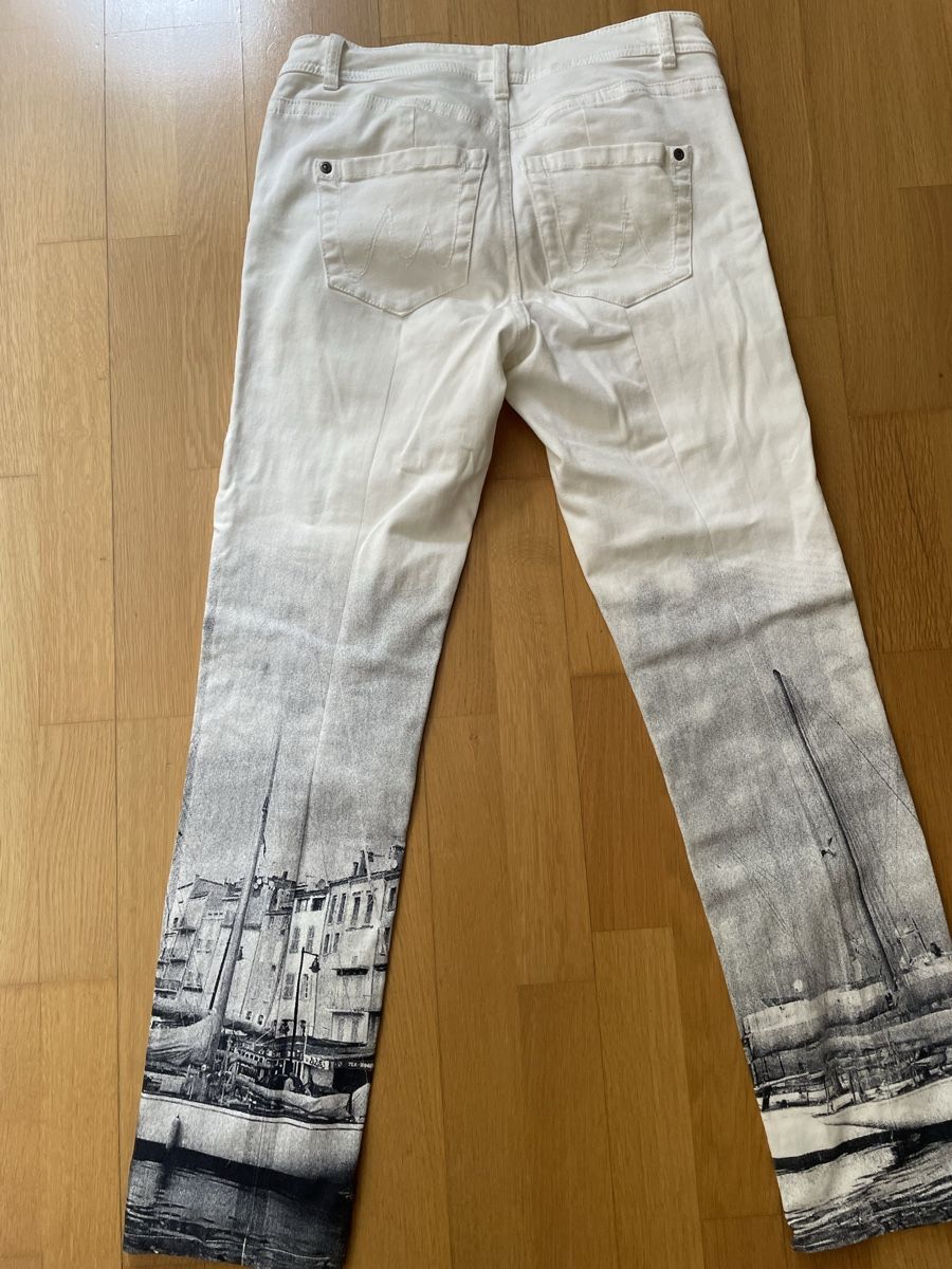 Marc Cain Jeans: weisse jeans mit print!  – D'occasion à Zürich par Martina111 5