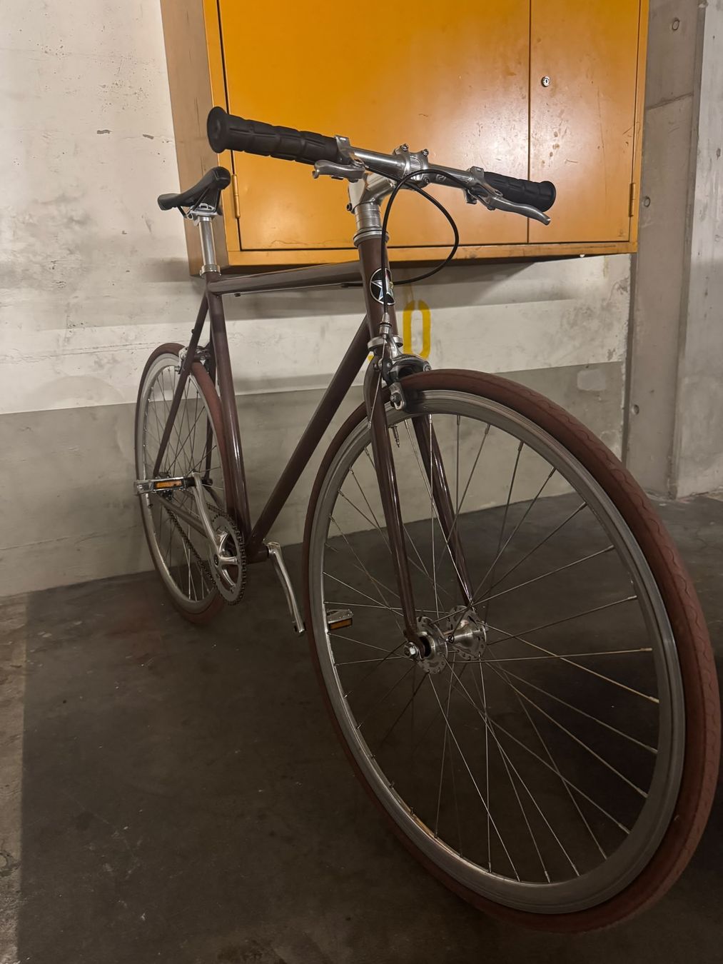 Velos: Fixed Gear Bike Brown Size M Used Condition – Gebraucht aus Langnau Am Albis von sul_rm8c