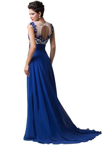 Vestiti: Abendkleid Brautkleid Royalblau 32/34 – Nuovo e nell'imballaggio originale da turbenthal venduto da lory300zx 1