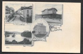 Neuhausen 4 Bilder mit Bahnhof