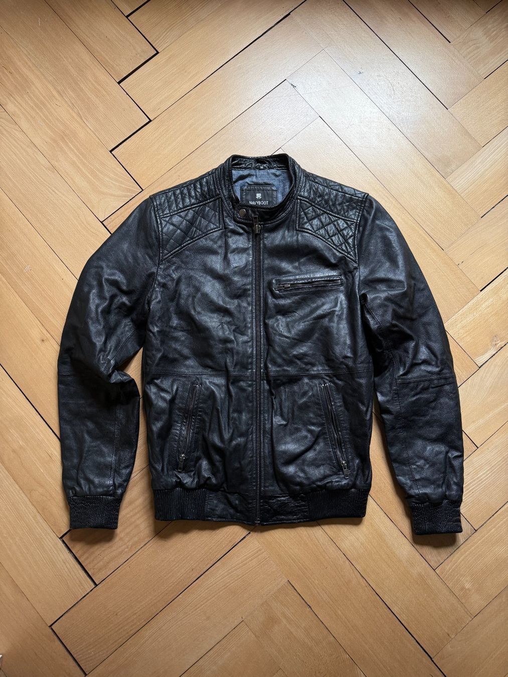 Navyboot Vestes: NAVYBOOT - Lederjacke schwarz M – D'occasion à Zürich par Diazaio