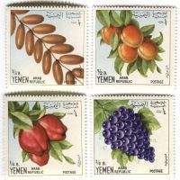 Briefmarken "Obst & Beeren". Jemen