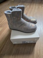 UGG Abree Mini Stardust Stiefel grau Grösse 39 neuwertig